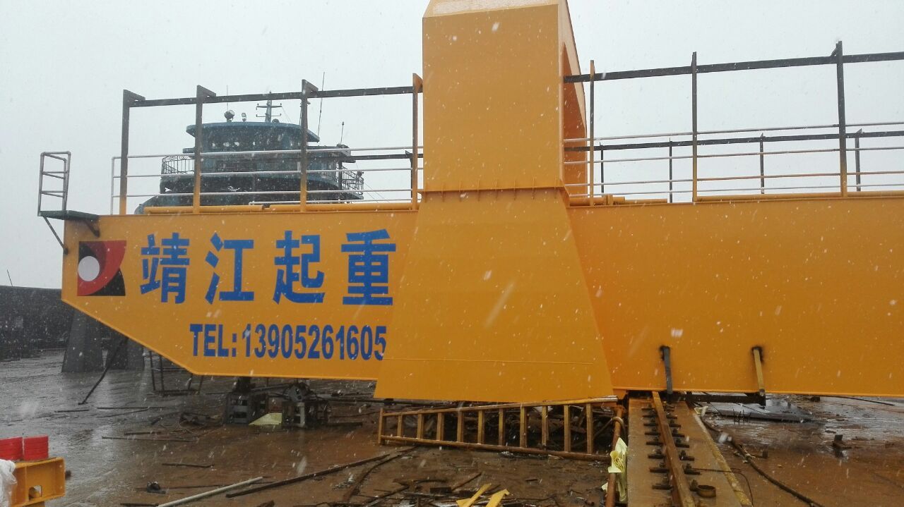喜報：靖起100T船用門吊安裝完畢！